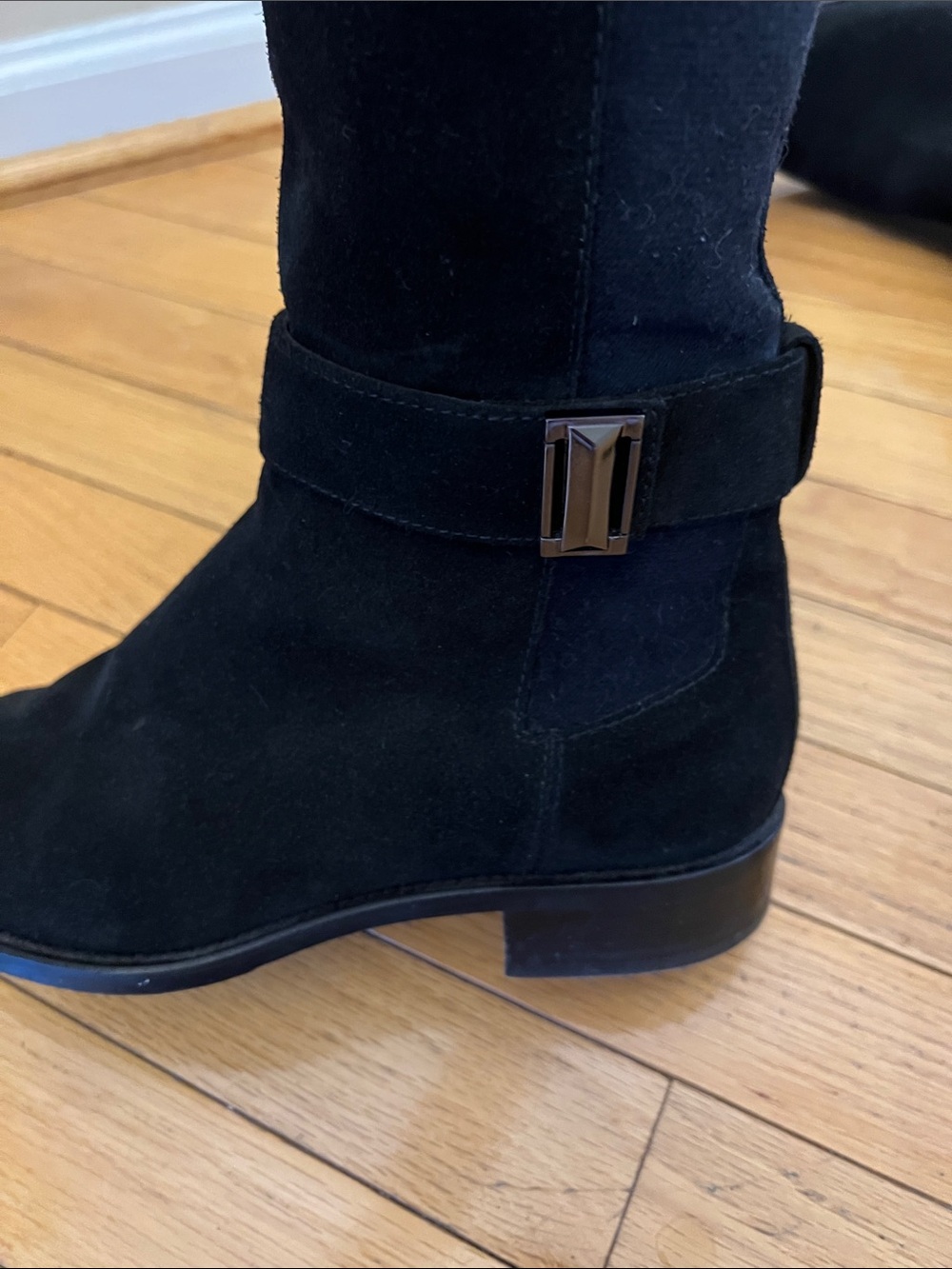 Aquatalia Giada Suede Riding Boots - Picture 7 of 16